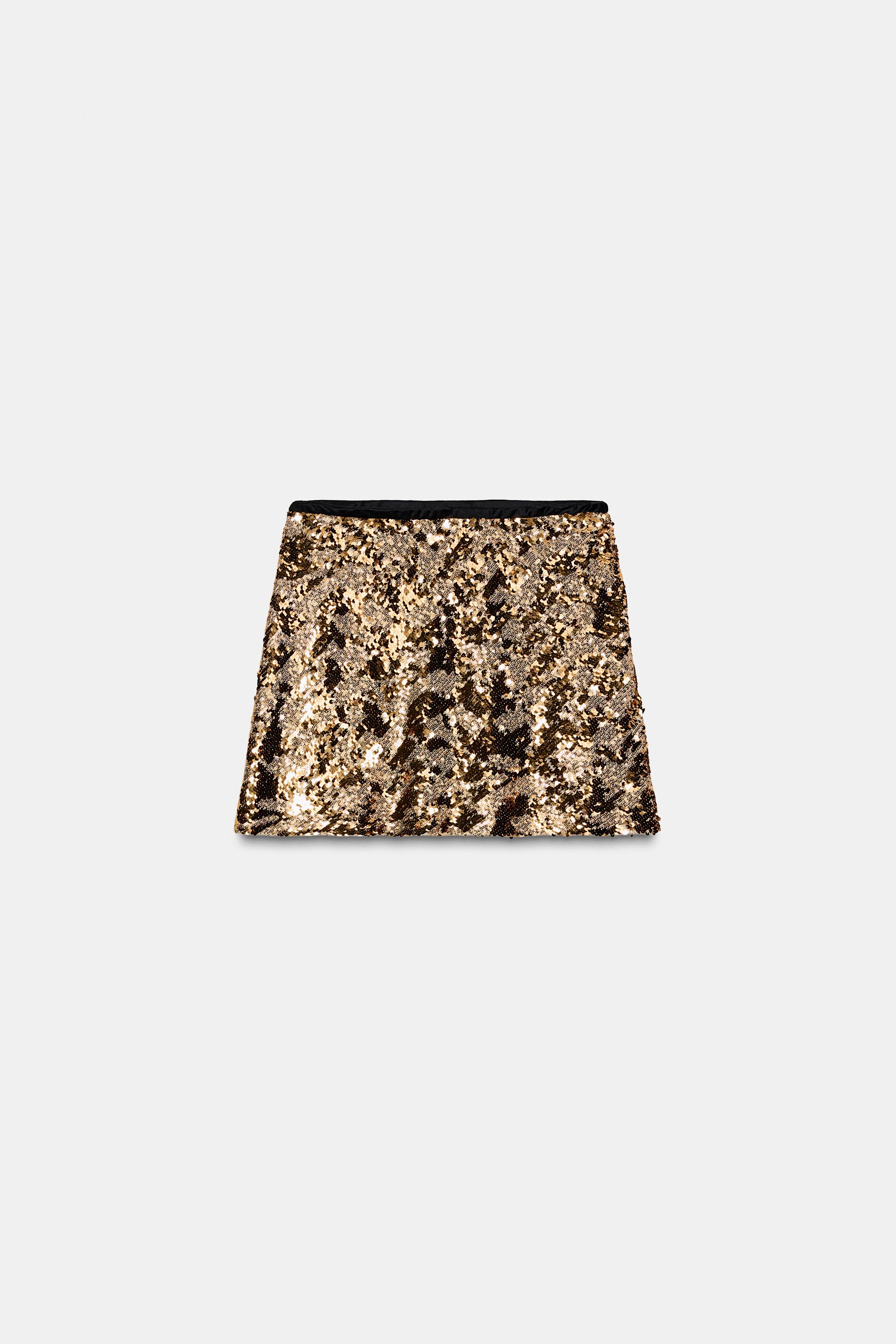 SEQUIN MINI SKIRT